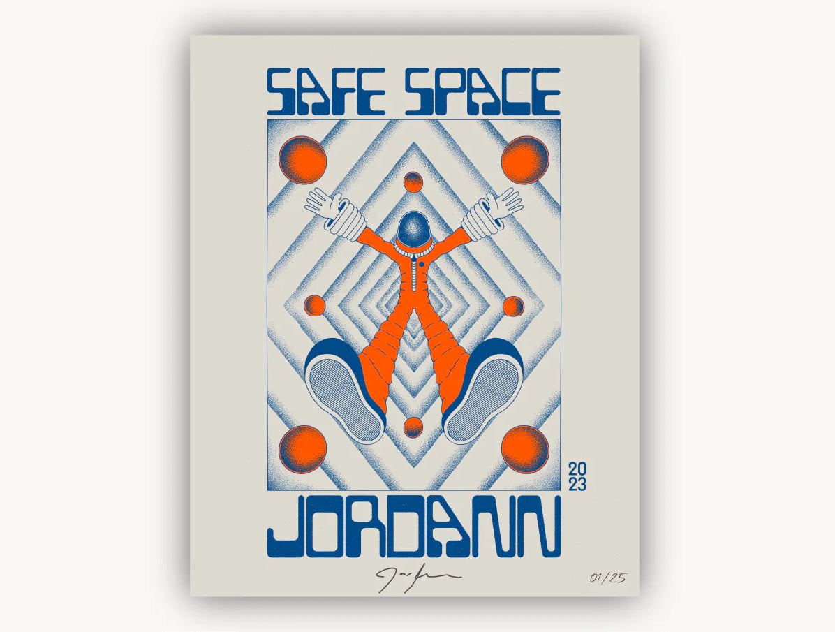 (Low inventory) Safe Space - Tan Print (Limited to 25 copies)