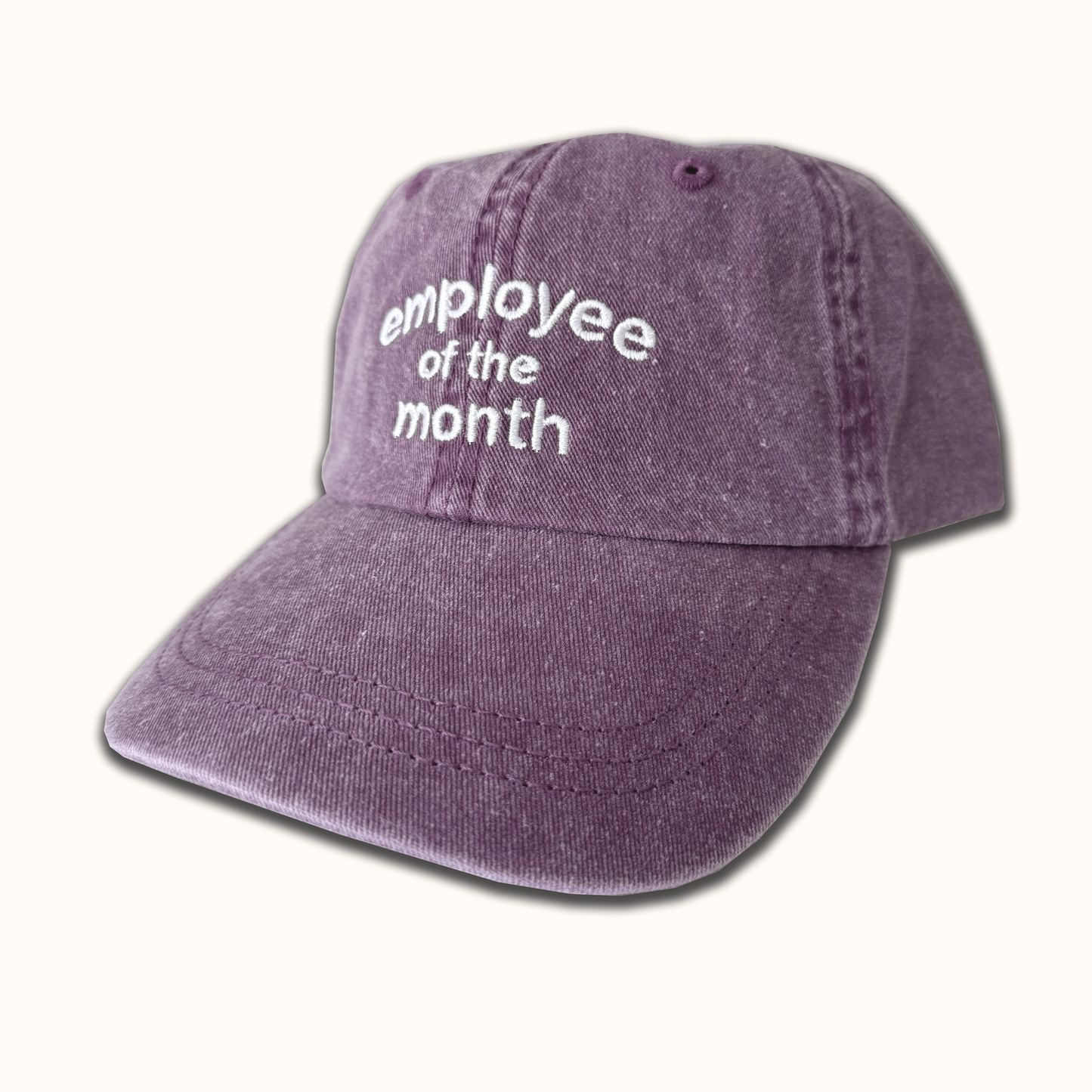 ''Employee of the month'' Cap - Dusty Plum
