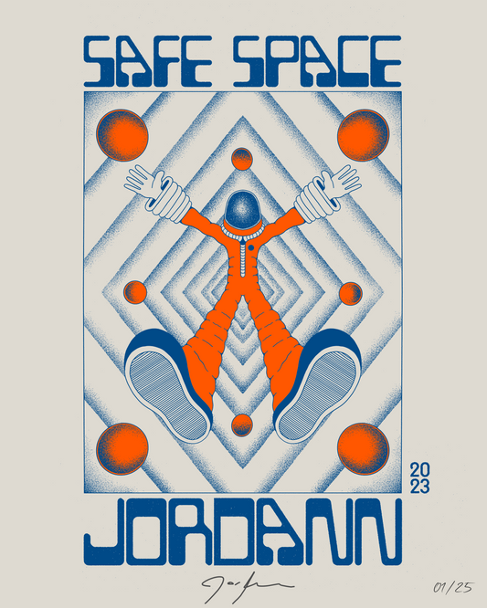 Safe Space - Tan Print (Limited to 25 copies)